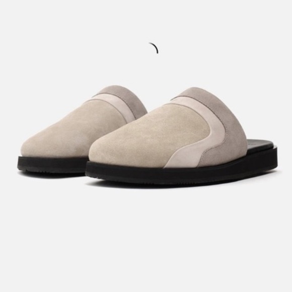 NWT John Elliott Grace Slide desert suede leather slide sandal mule size 42 - Picture 11 of 11